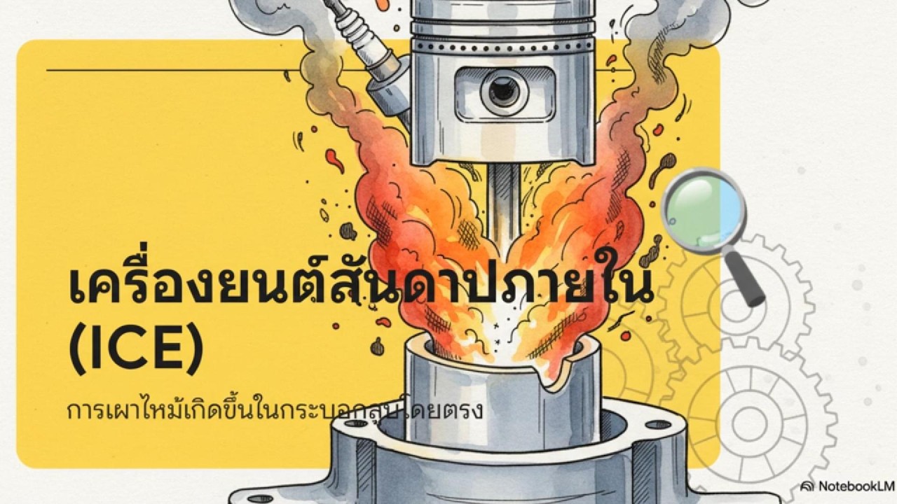 เครื่องยนต์เบนซิน ทำงานอย่างไร?