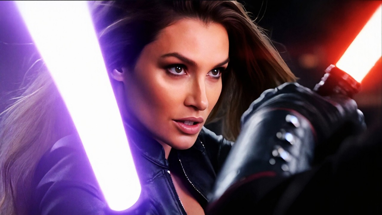 Jaina's Last Stand Against Darth Caedus | Lightsaber Duel | Star Wars AI