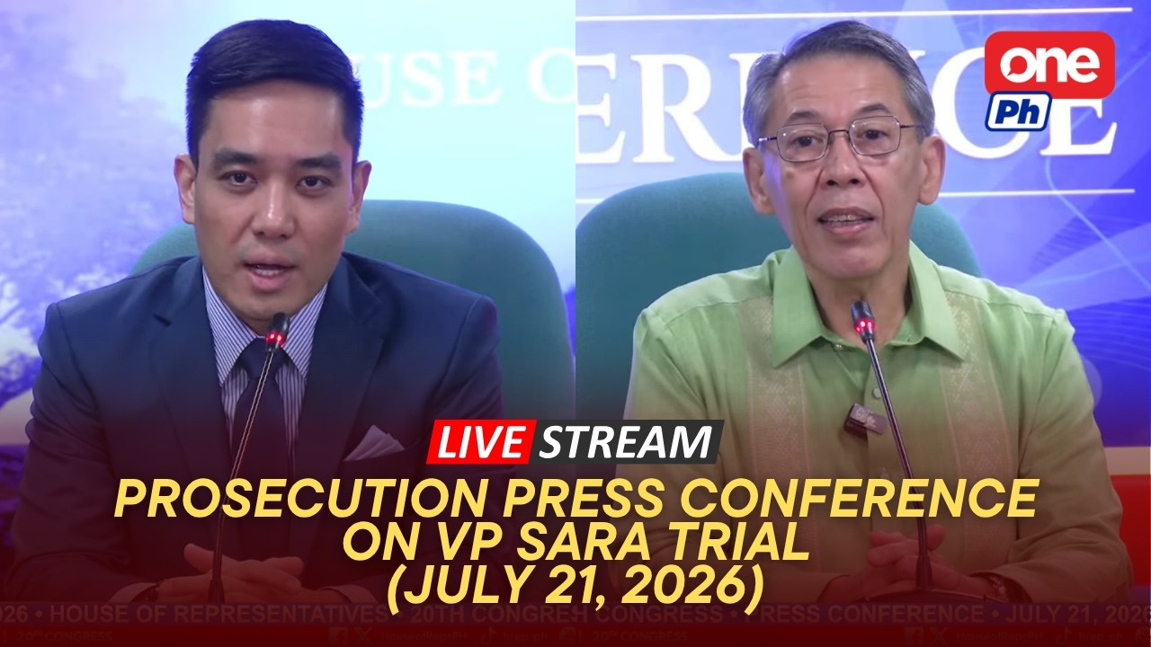 LIVE | House prosecution team holds press conference (July 21, 2026)