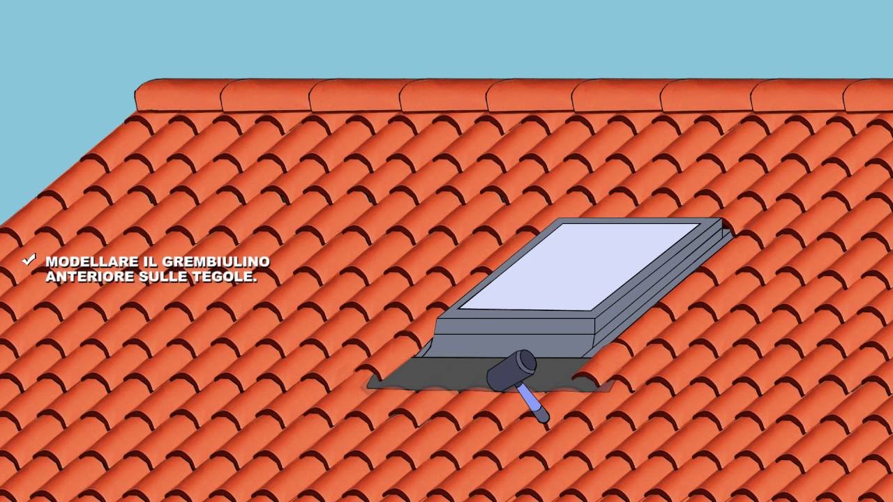 Come installare una finestra per tetto in cemento (tegole portoghesi - marsigliesi - coppi - guaina)