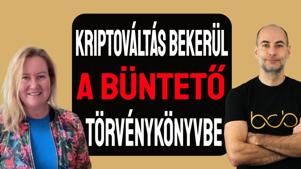 KRIPTOVÁLTÁS BEKERÜL A BÜNTETŐ TÖRVÉNYKÖNYVBE - GLASER ANITA KRIPTOVALUTA SZABÁLYOZÁSI SZAKÉRTŐ