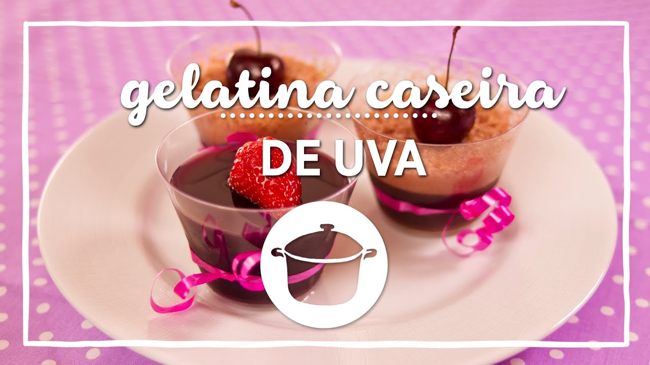 Prapapá - Gelatina Caseira de Uva para Bebês
