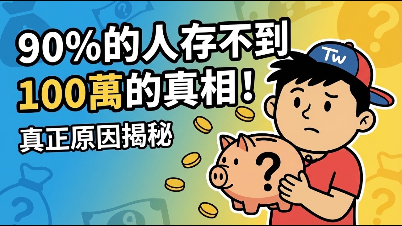 90%上班族不知道的存錢真相：第一桶金其實不靠省錢