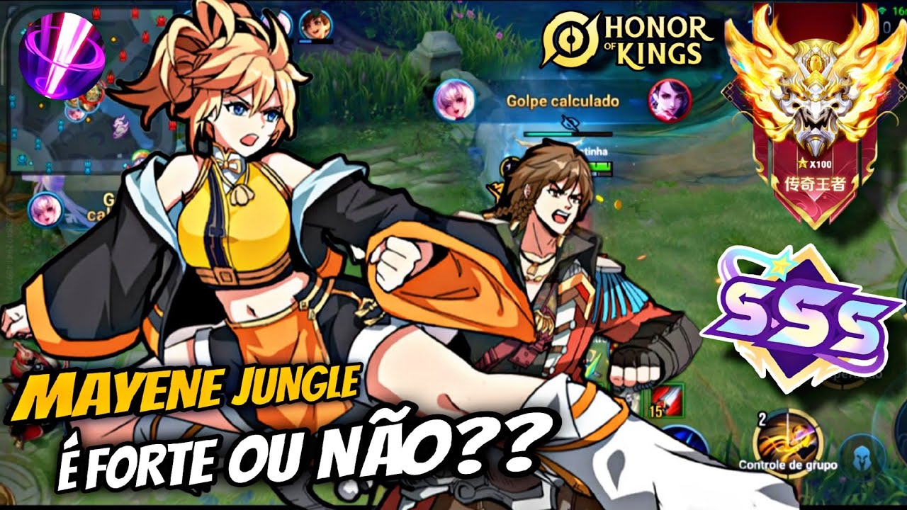 AULAS DE MAYENE JUNGLE !! SO FORMANDO AURA !!//HONOR OF KINGS