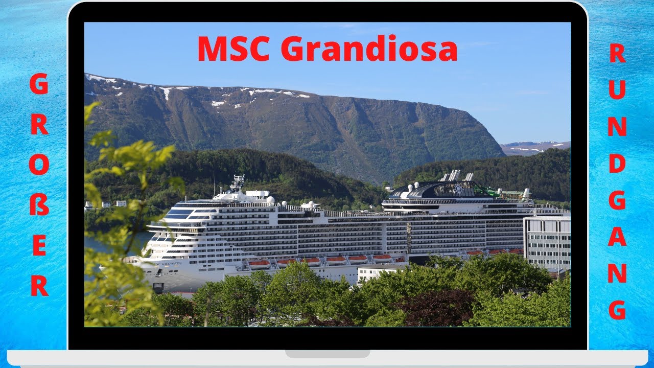 MSC Grandiosa Tag 7 - Großer Schiffsrundgang am zweiten Seetag