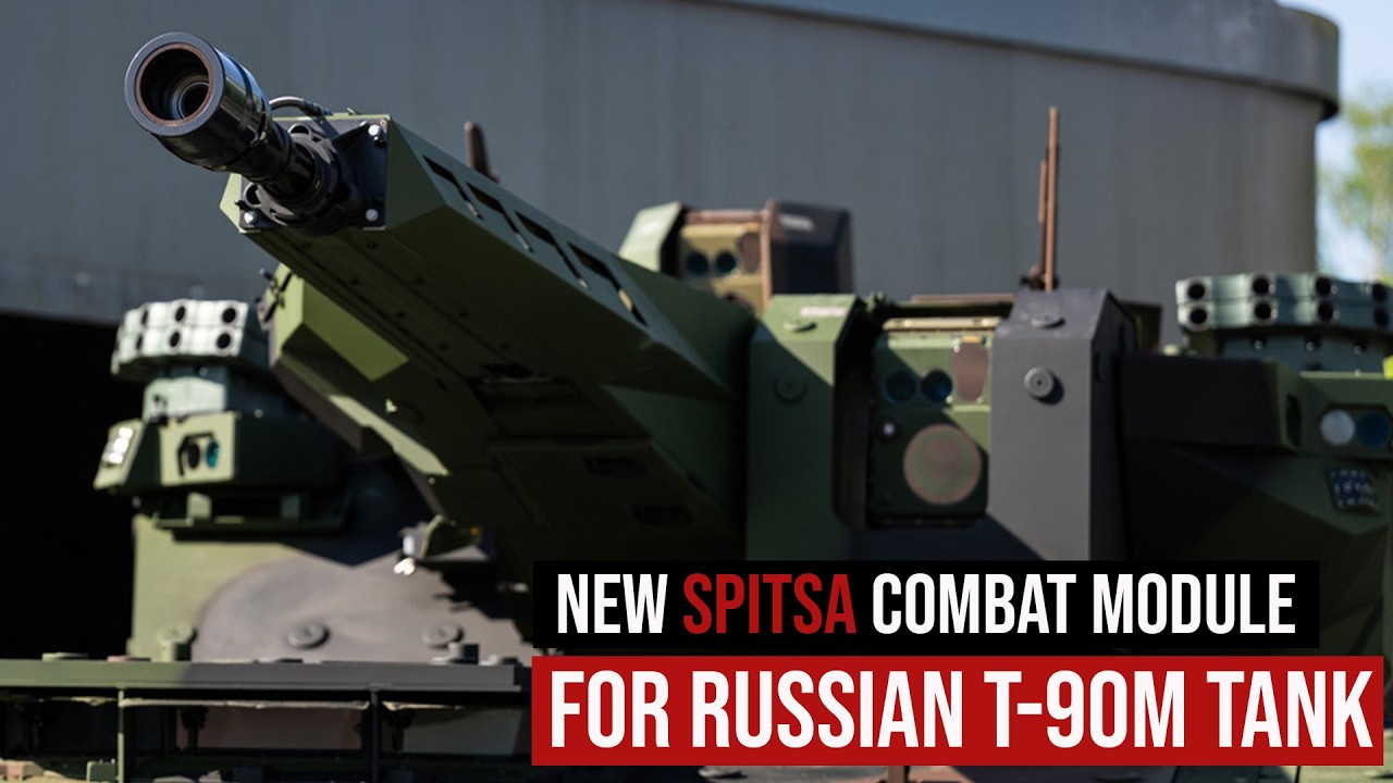 Российский танк Т-90М, вооруженный новым боевым модулем &laquo;Спица&raquo; &mdash; лучшим средством защиты от бесп...