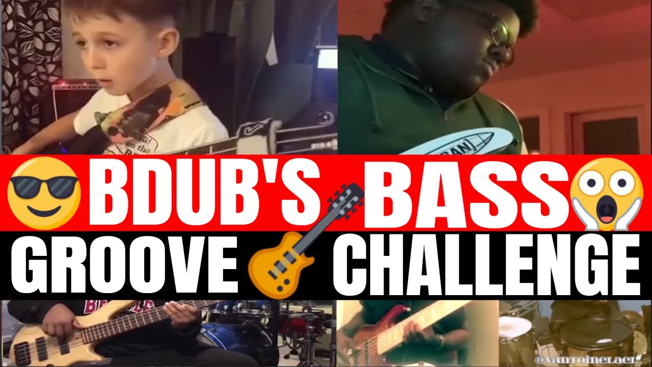 B Dub's Bass Groove Challenge (Sunday Morning Grooves)😎🎧🔥🎸🔥