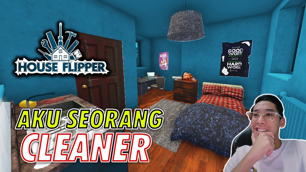KERJA CLEANER DI USA MAMPU BELI RUMAH! *EP1* - House Flipper (Bahasa Malaysia)