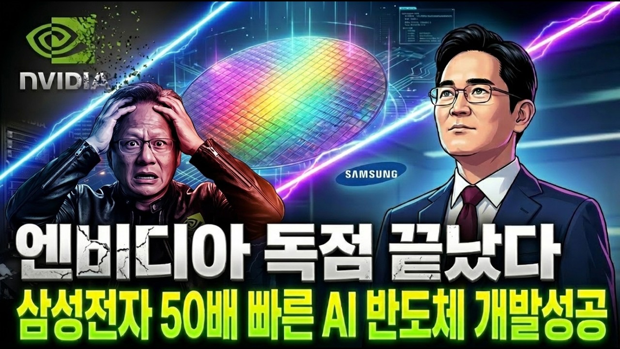 삼성전자 50배 빠른 괴물 반도체 등장! 엔비디아 독점 HBM 시대 끝났다 | 경제학 | 반도체  | AI 반도체 | 젠슨황