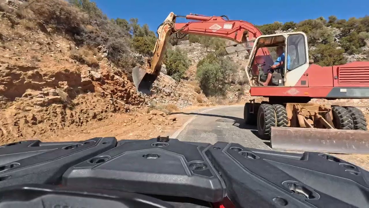 Ride on an ATV from Apeiranthos to Moutsouna in Naxos Greece