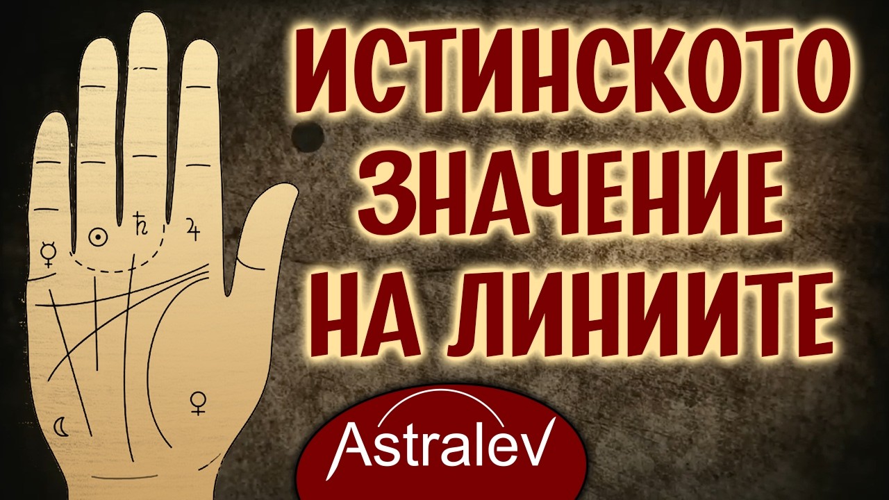 Хиромантия: 🖐 Тълкуване на линиите на ръката