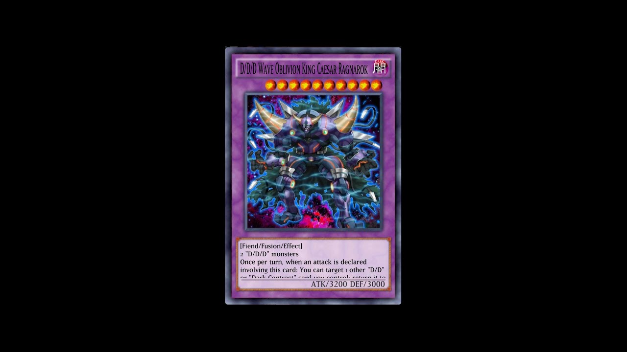Yugioh Duel Links - The Power of D/D/D Wave Oblivion King Caesar Ragnarok