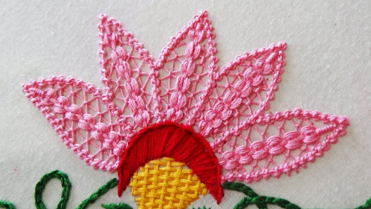 Hand Embroidery: Flower Stitch