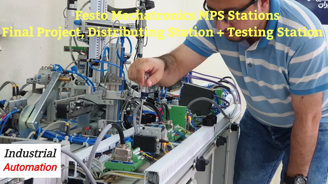 #Mechatronics, #Festo, #MPS, Final #Project, #DistributingStation + #TestingStation, #Automation