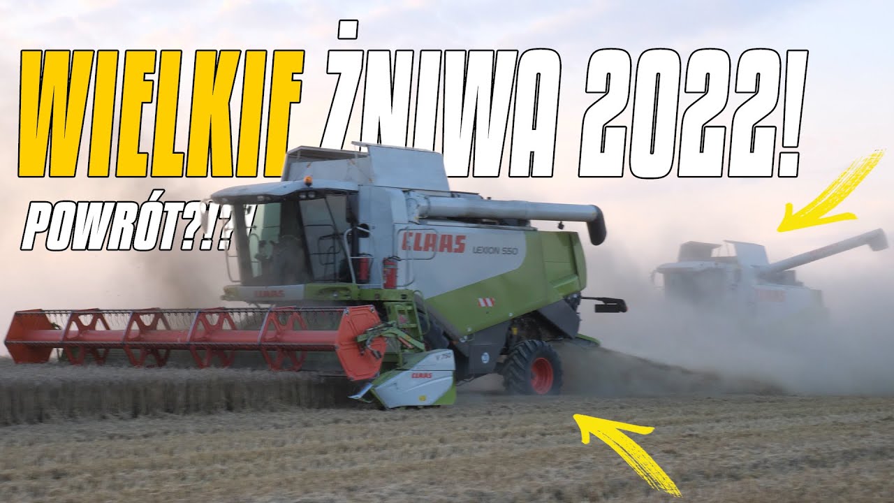 🔥🇵🇱Znowu Żniwa 2022 ?!?🔥Fendt nie dał rady?!?🔥Nowy CLAAS LEXION 550🔥GrZarajczyk!🔥2xClaas, 3xFendt!🔥