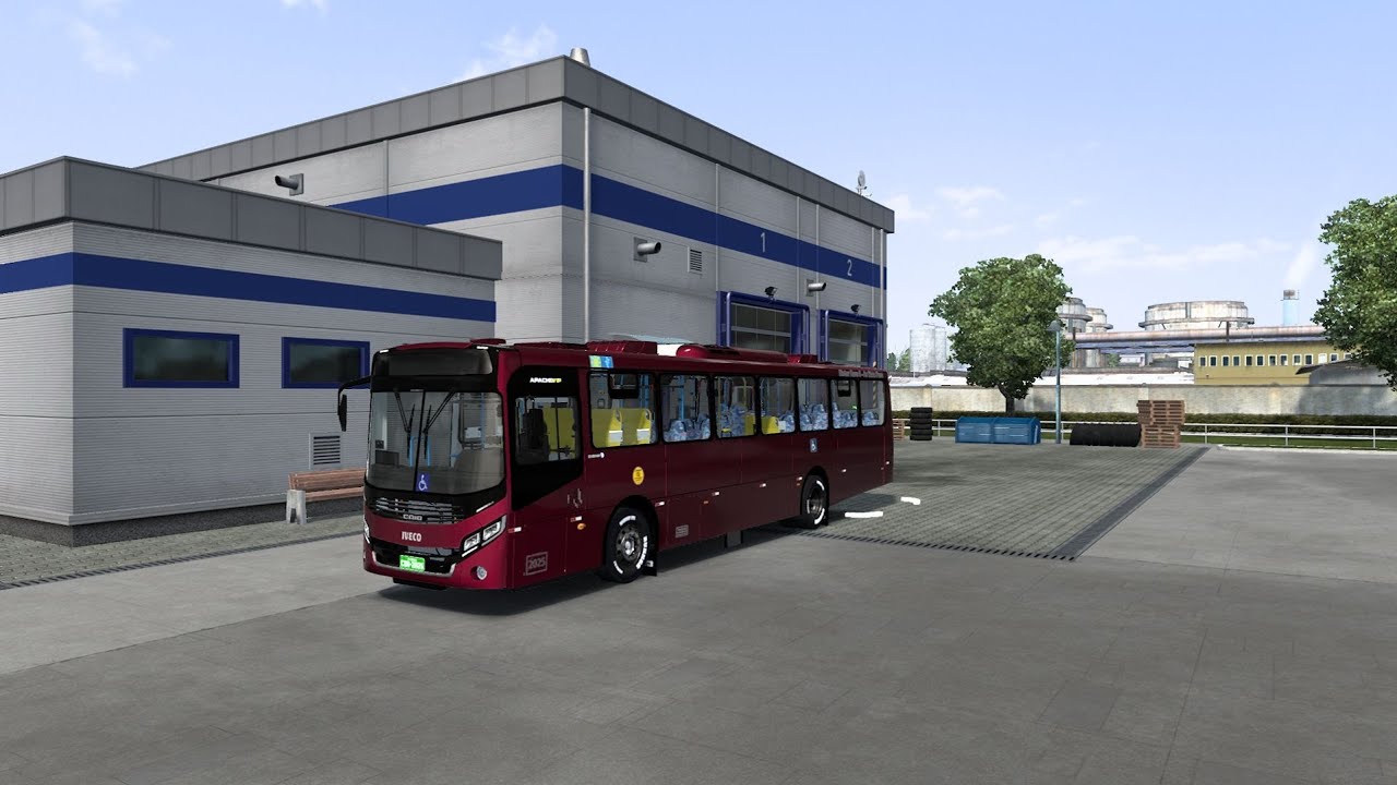 VIP bus driving through narrow route | STREAMING
