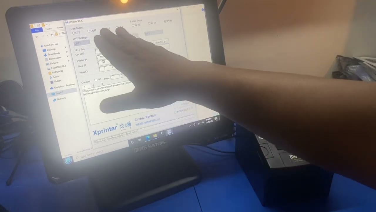 How to setup Xprinter WiFi Printer Model C2008. #mipos #miposdemo #pos #posdemo #mipostraining