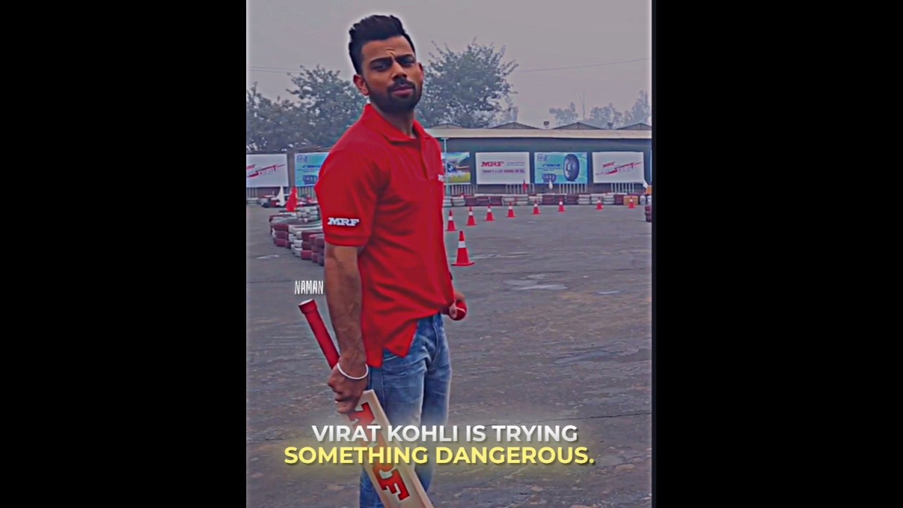 Virat Kohli's Trick Shot..☠️🔥 #cricket