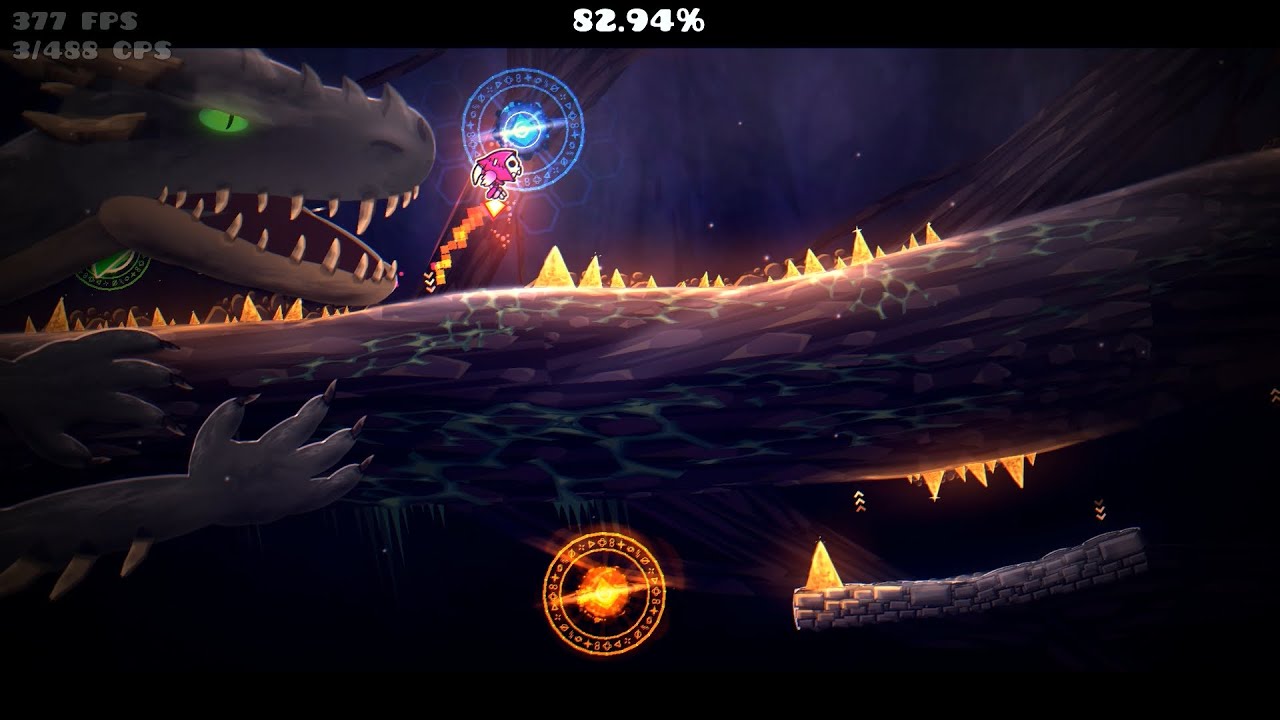 Arcana by NOBVIBINDEK (hard demon) 3 Coins - Geometry Dash