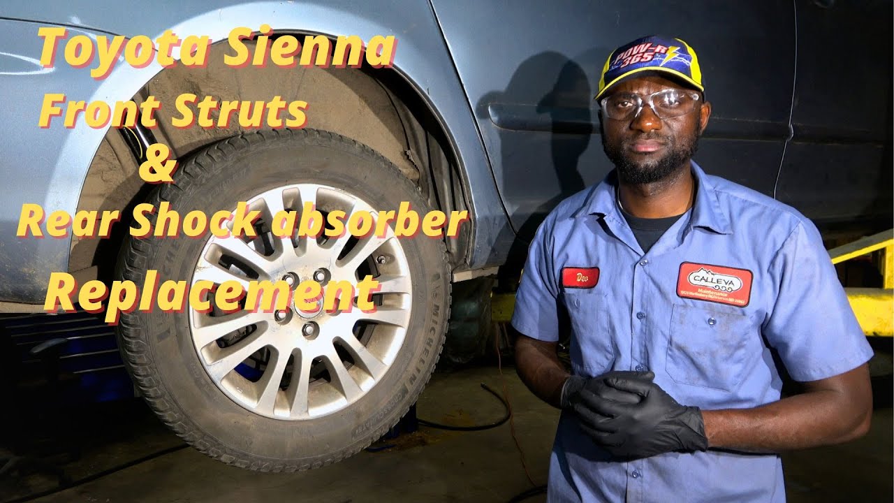Toyota Sienna : Front Struts, Rear Shock Absorber And Parking Brake Shoes Replacement