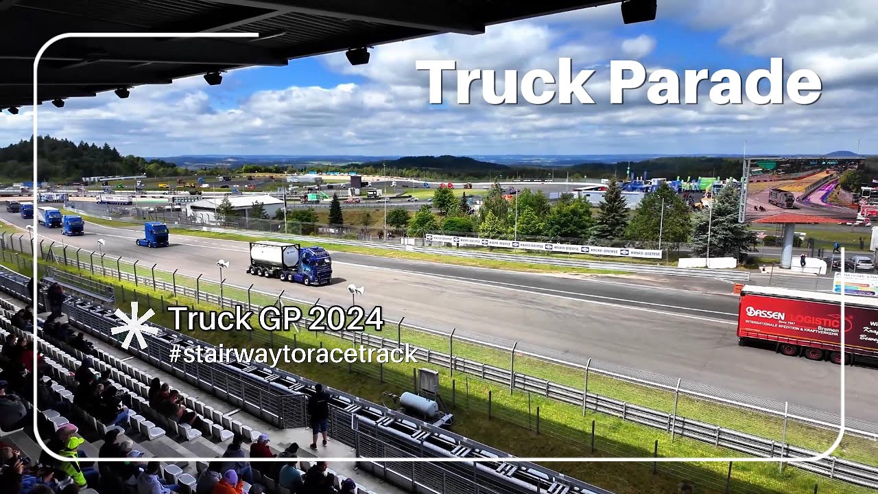 Giganten auf Rädern: Die wilde Truck-Show am Ring - Truck Grand Prix 2024 - Parade - Showlauf