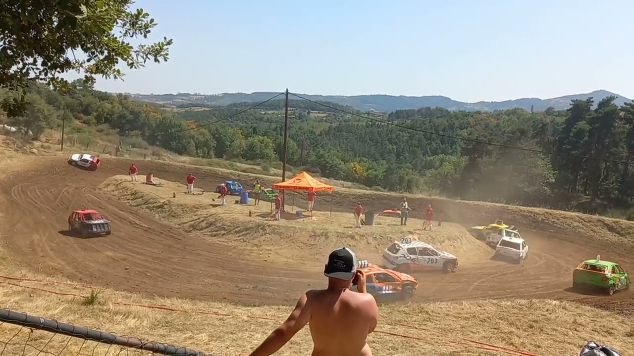 Stock car  Course à Colombier-le-Vieux  manche 10  15 août 2025