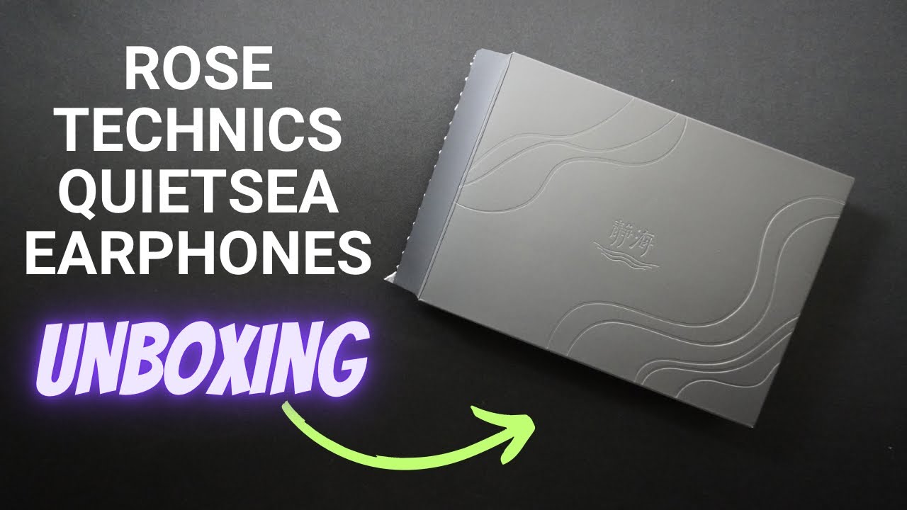 Rose Technics QuietSea Wired Dynamic IEMs In-Ear Monitors | Unboxing