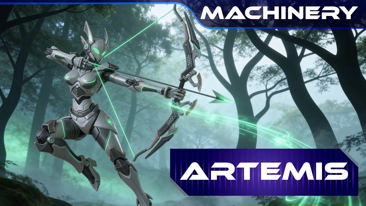 Элегантный тактический лучник // Механика из Mech Wars // Артемида