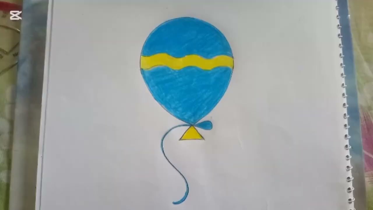স‌বচেয়ে সহজ উপায়ে বেলুন আঁকা শেখা #easy way to drawing ballon#art # easy