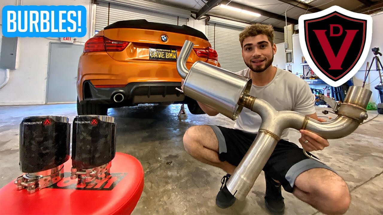 435I GETS A CUSTOM VALVETRONIC AXLE-BACK EXHAUST! (SOUNDS INSANE)