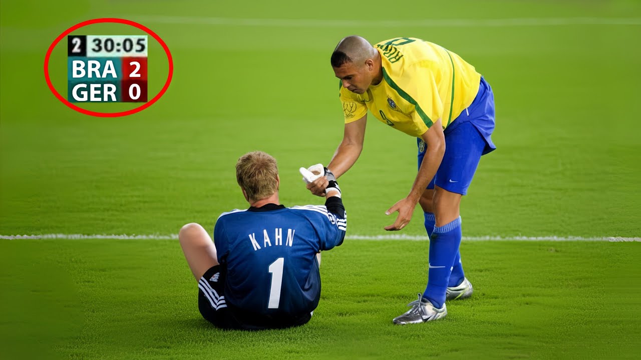 OLIVER KAHN NUNCA VAI ESQUECER A FINAL DA COPA CONTRA RONALDO FENÔMENO