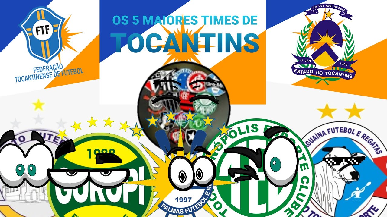 OS 5 MAIORES TIMES DE TOCANTINS