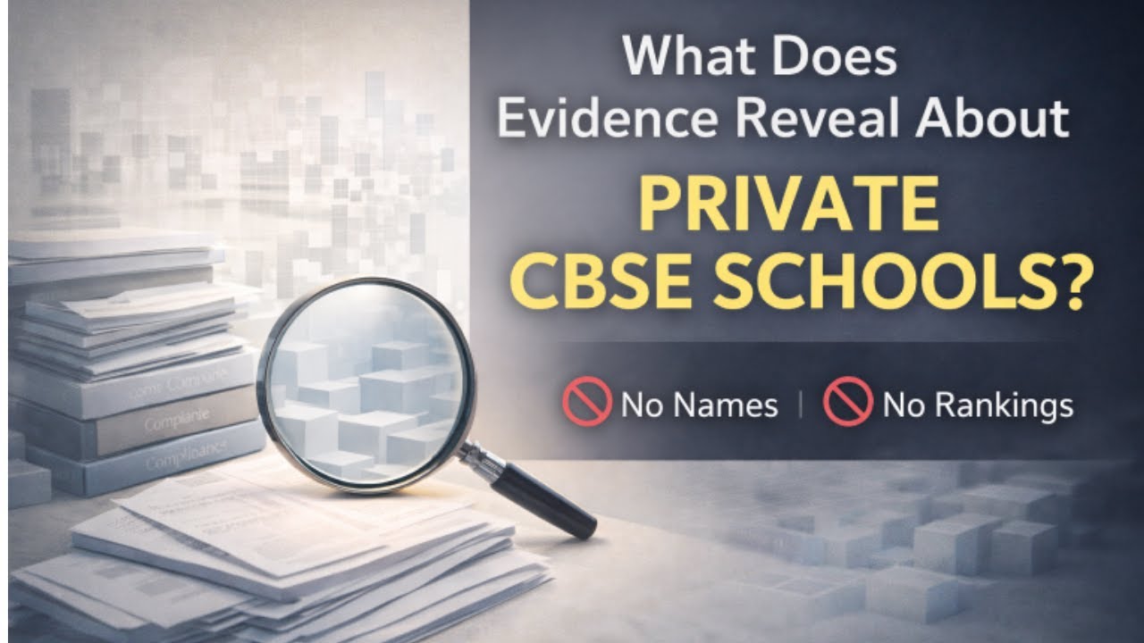 What Public Evidence Reveals About India&rsquo;s Private CBSE Schools