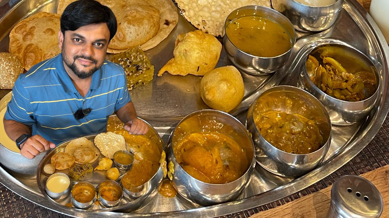 અનલિમિટેડ કંસાર થાળ નડિયાદ | Kansar Thal Nadiad | Eat&drive Anand Sata