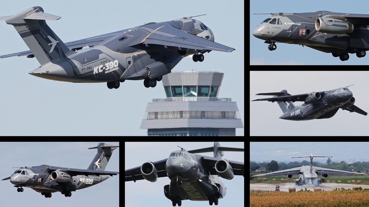KC-390, Belgrade - Batajnica - Belgrade - COMPLETE overview of PROMOTIONAL visit (4K, 60fps)