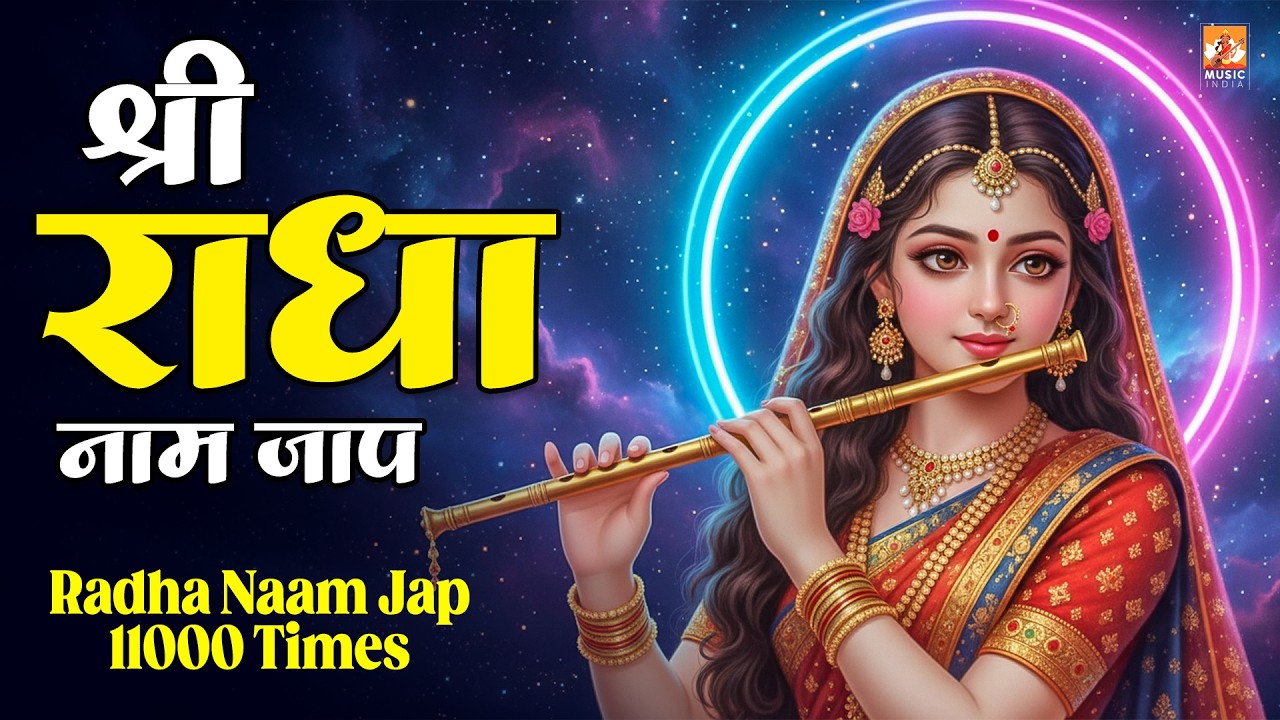 Radha Radha Naam Jap 1008 Baar | श्री राधा नाम जप | Radha Dhun | Radha Jap