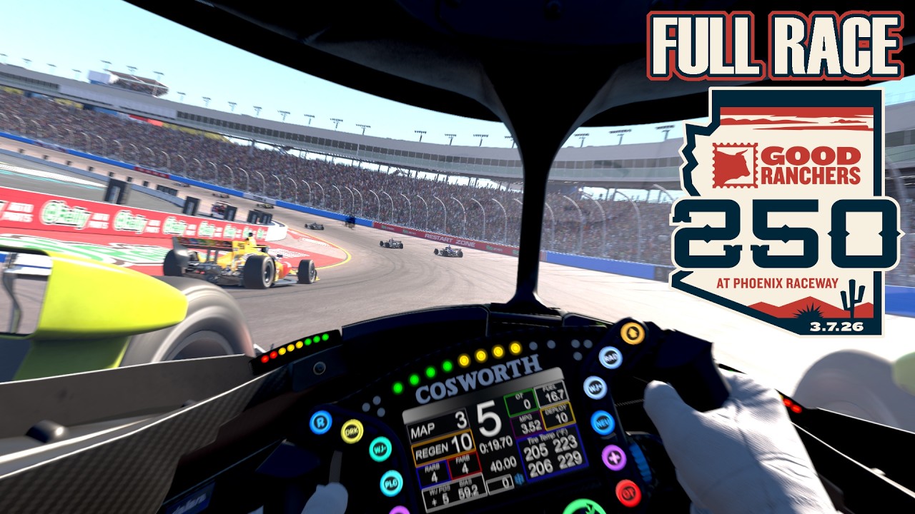 IMMERSIVE Indycar Racing - Full Distance Good Ranchers 250 at Phoenix |VR|
