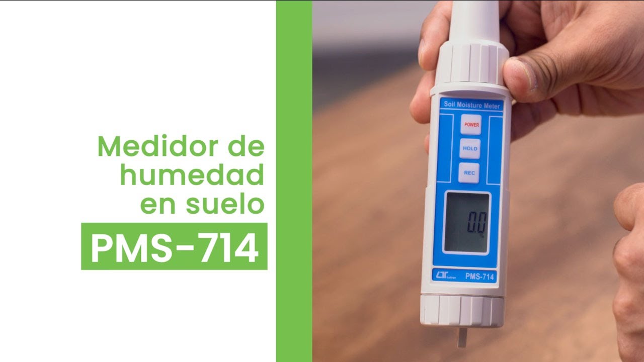 Medidor de humedad en suelo PMS-714  ¿Cómo se usa?