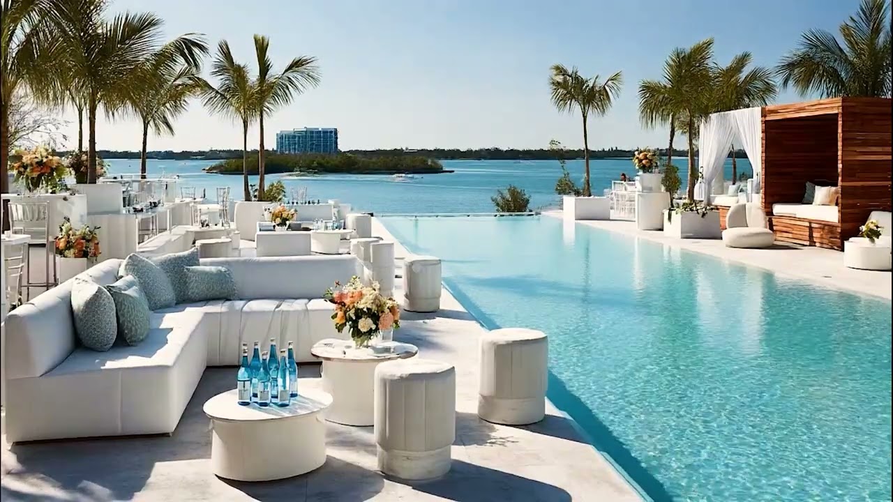Crystal Blue Ocean Ambience – Calm Waves and Tropical Resort Atmosphere