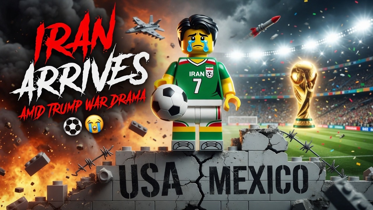 World Cup 2026: Team Arrives in USA Amid Trump War Drama! &mdash; NEW LEGO Rap From IRAN ⚽😢