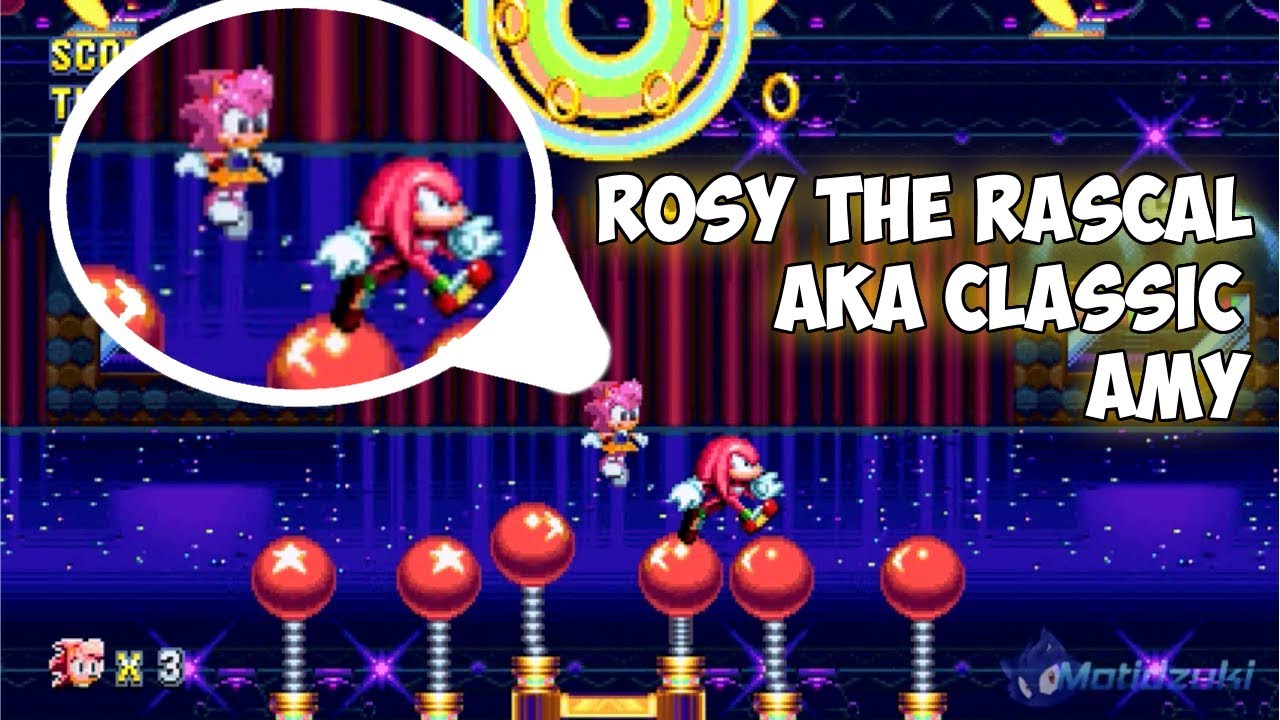 Rosy The Rascal AKA Classic Amy (Sonic Mania) | Прохождение
