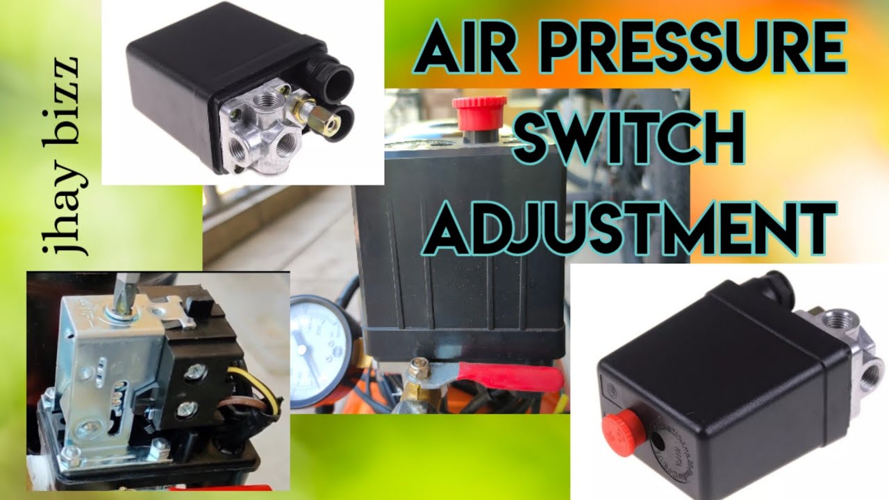 Paano Mag Adjust ng Hangin sa Air Compressor Switch @jhaybizz (#161)