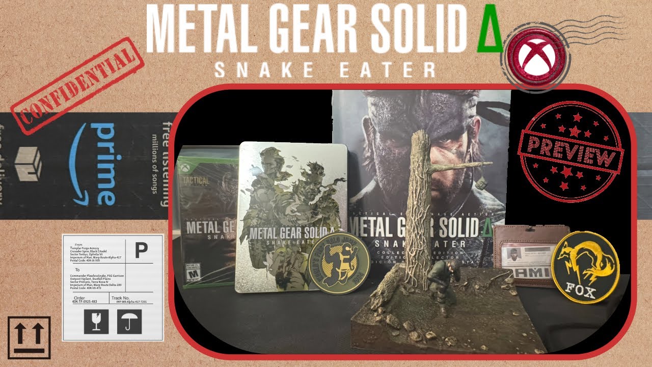 Unboxing & Preview: Metal Gear Solid Delta: Snake Eater Collector’s Edition (XBOX)