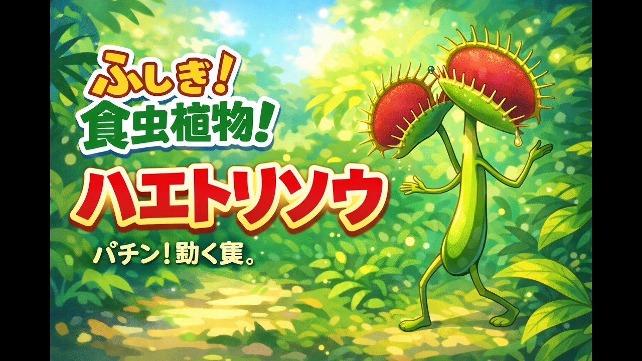 【ふしぎ！食虫植物 !_002】ハエトリソウ