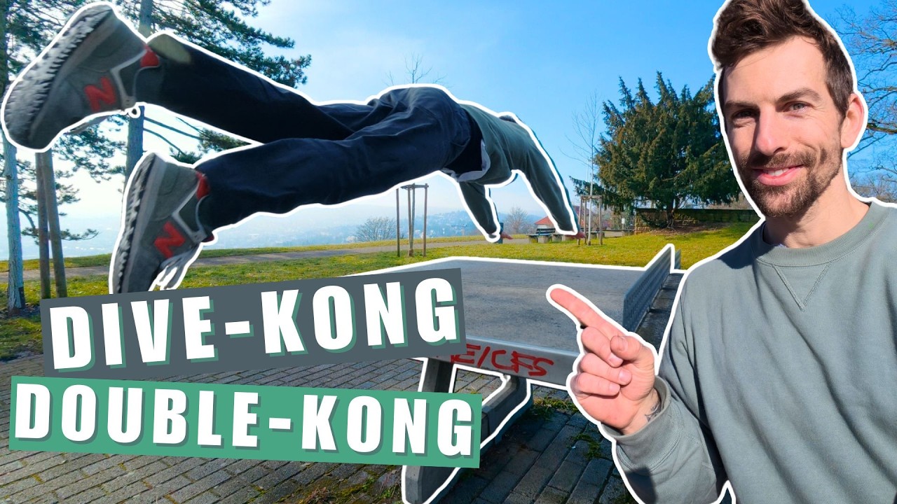So lernst du Double-Kong (in 3 Steps) Parkour Tutorial Deutsch