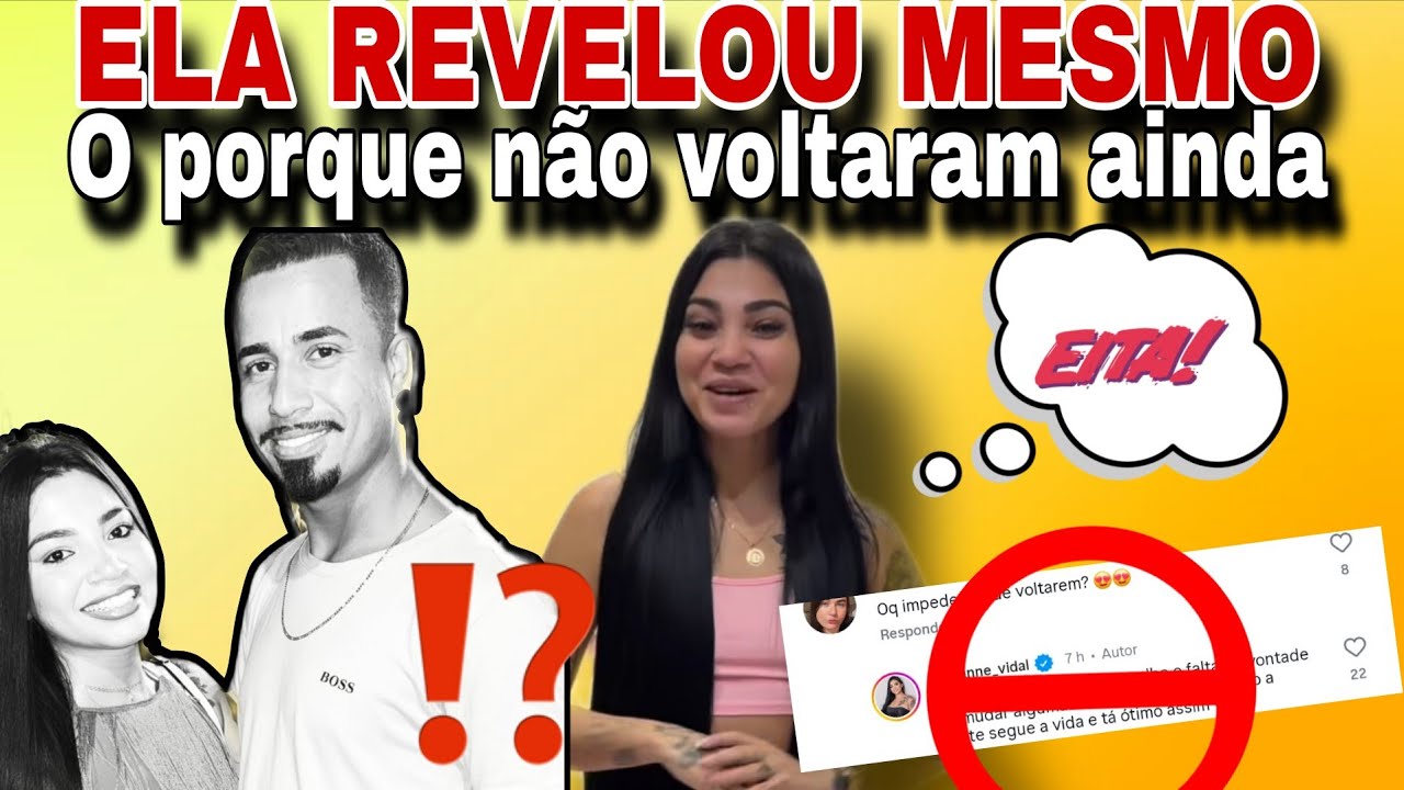 🔔JOSYANE VIDAL FAZ REVELAÇÃO DO PORQUE NÃO VOLTA PARA MILSON🔔💔A COISA ENTÃO FOI FEIA NÉ💔