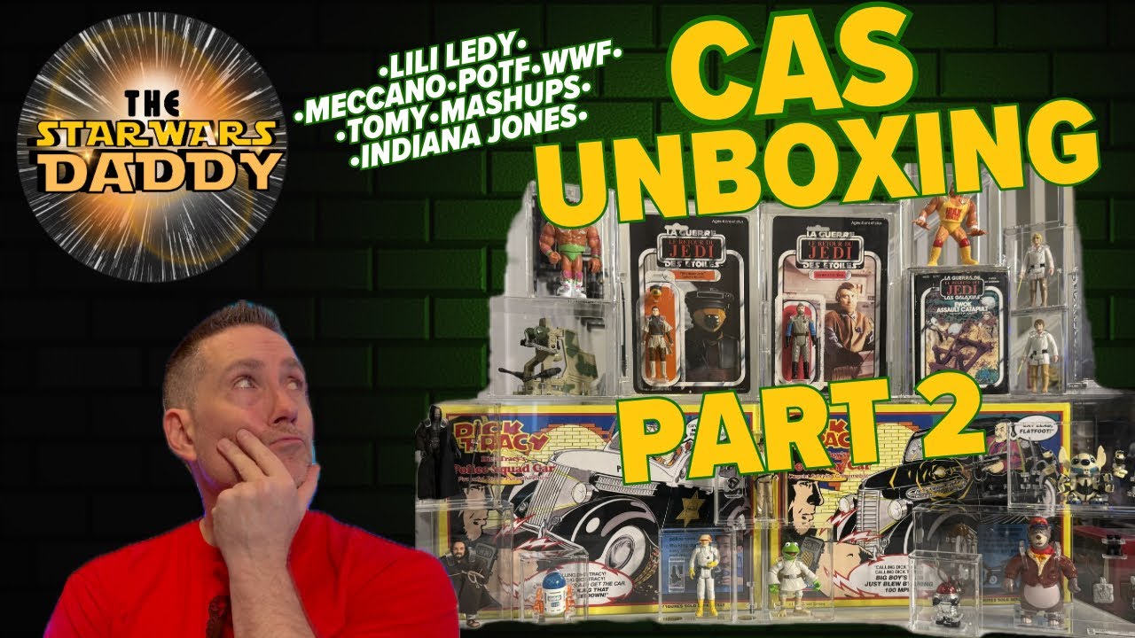 Распаковка коллекционных фигурок CAS, часть 2 – Звездные войны, WWF, Индиана Джонс и многое друго...