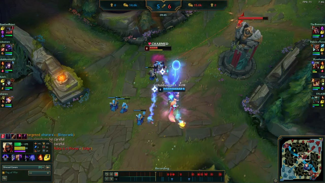 Ahri Charm Flash Combo