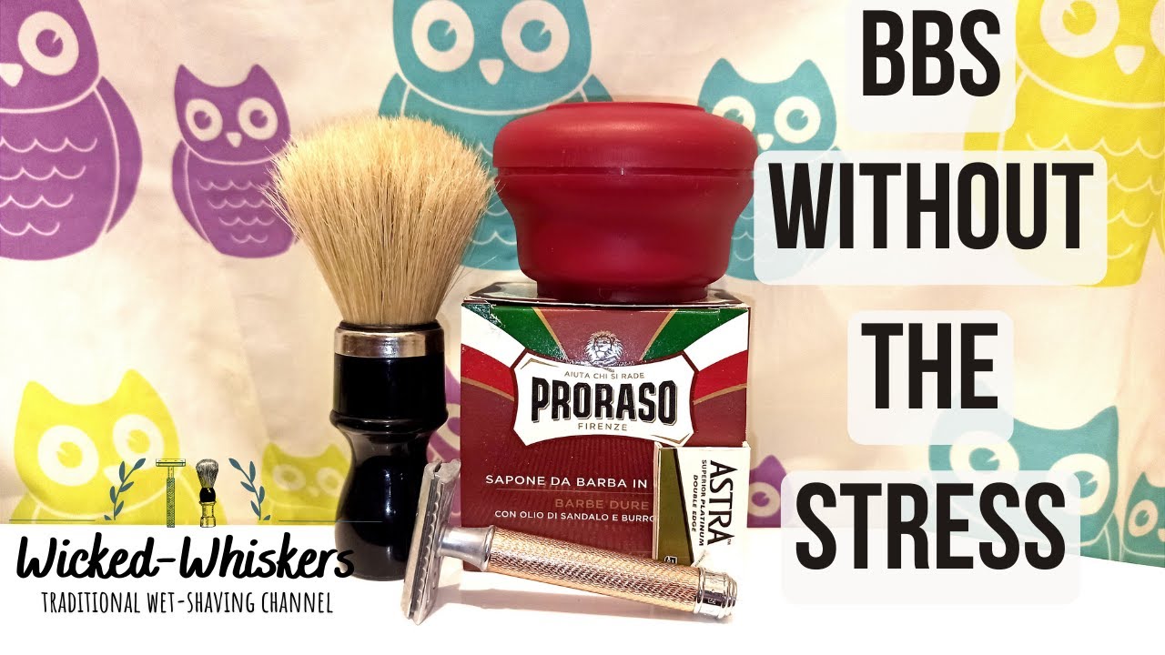 Muhle R89 - Proraso Sandalwood, Omega 10098, Astra blades for perfect BBS shave
