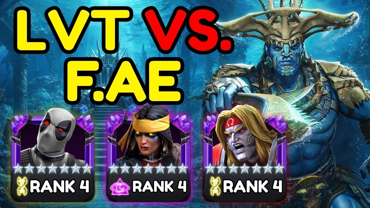 Alliance War S64W02 - LVT vs Fae and it's a boring one for me // Marvel Contest of Champions